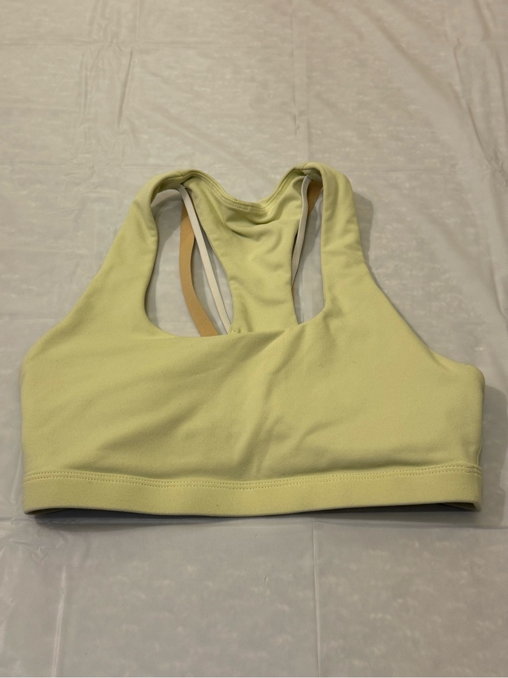 Fabletics Racerback Sports Bra - Yellow